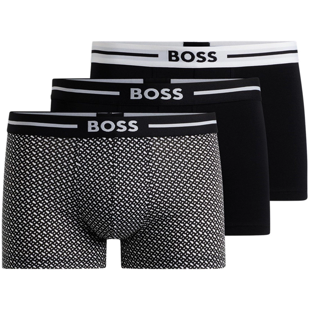 Hugo Boss Trunk 3P Bold Design 10260694 Mens - Open Misc